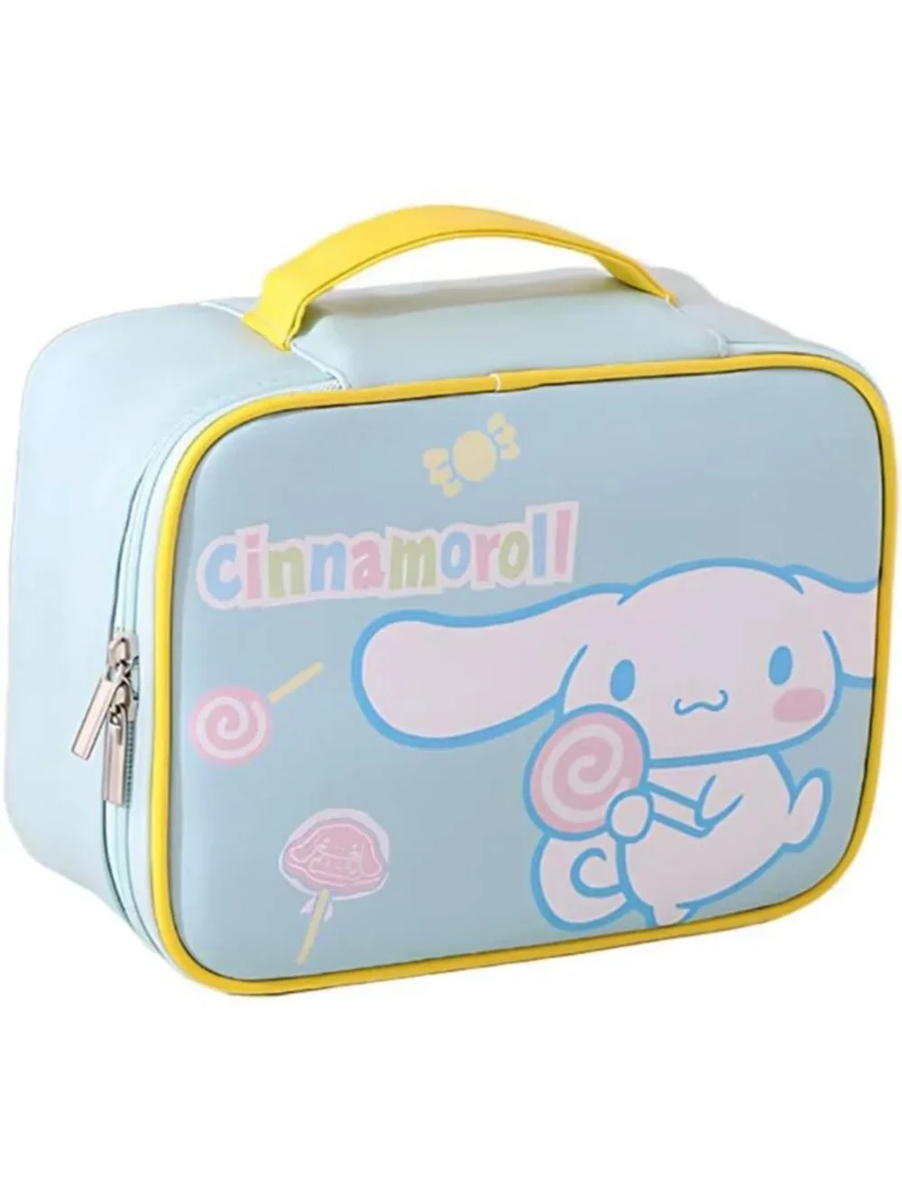 Cute Travel Makeup Organizer - Cinnamoroll Toiletry Bag for Women & Girls